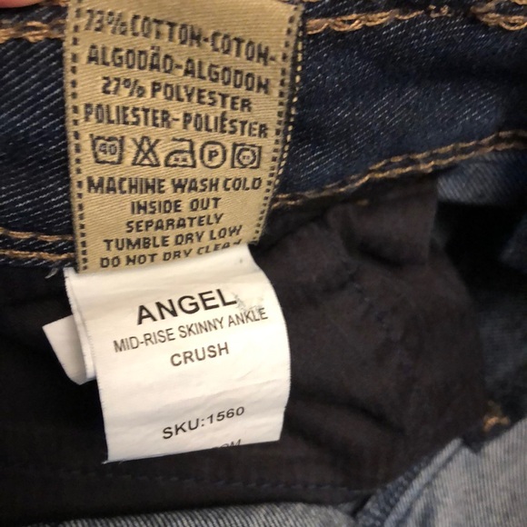 DL1961 ANGEL mid-rise Skinny Ankle Dark Jeans - Picture 8 of 8